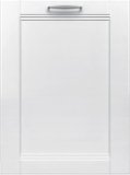 Bosch - Benchmark Series 24" Top Control Smart Built-In Stainless Steel Tub Dishwasher with 3rd Rack and RackMatic, 39 dBA - Custom Panel Ready