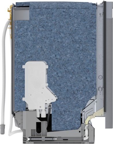 Bosch - 300 Series 24" Front Control Smart Built-In Stainless Steel Tub Dishwasher with 3rd Rack and AquaStop Plus, 46 dBA - Stainless Steel
