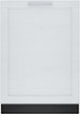 Bosch - 300 Series 24" Top Control Smart Built-In Stainless Steel Tub Dishwasher with 3rd Rack and RackMatic, 46 dBA - Custom Panel Ready