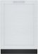 Bosch - 300 Series 24" Top Control Smart Built-In Stainless Steel Tub Dishwasher with 3rd Rack and RackMatic, 46 dBA - Custom Panel Ready