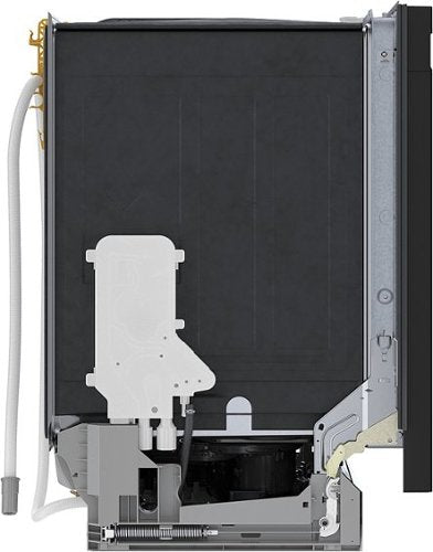 Bosch - 300 Series 24" Front Control Smart Built-In Stainless Steel Tub Dishwasher with 3rd Rack, 46dBA - Black