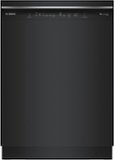 Bosch - 300 Series 24" Front Control Smart Built-In Stainless Steel Tub Dishwasher with 3rd Rack, 46dBA - Black