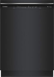 Bosch - 300 Series 24" Front Control Smart Built-In Stainless Steel Tub Dishwasher with 3rd Rack, 46dBA - Black
