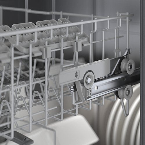 Bosch - 300 Series 24" Front Control Smart Built-In Stainless Steel Tub Dishwasher with 3rd Rack, 46dBA - Black