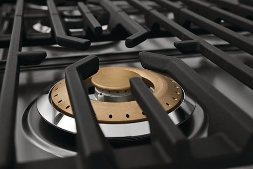 Frigidaire - Professional 36 in. Wide 6 burners 4.4 Cu. Ft. Slide-In Gas True Convection Range with Self-cleaning - Stainless Steel