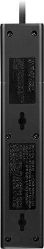 Insignia™ - 6-Outlet 1,080 Joules Surge Protector - Black