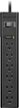 Insignia™ - 6-Outlet 1,080 Joules Surge Protector - Black