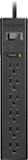 Insignia™ - 6-Outlet 1,080 Joules Surge Protector - Black