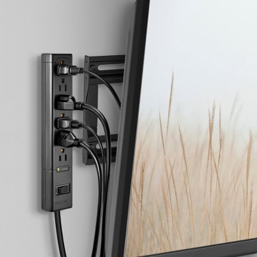 Insignia™ - 6-Outlet 1,080 Joules Surge Protector - Black
