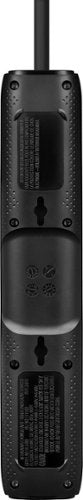 Best Buy essentials™ - 6-Outlet 1,080 Joules Surge Protector - Black