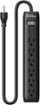 Best Buy essentials™ - 6-Outlet 1,080 Joules Surge Protector - Black