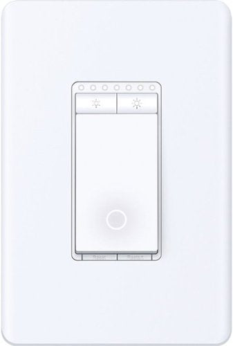 TP-Link - Tapo Smart Wi-Fi Light Dimmer Switch with Matter (1-Pack) - Replaces Most Traditional Switches - White