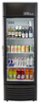 Premium Levella - 22 in. Wide 6.5 cu. ft. 1-Door Commercial Merchandiser Refrigerator Glass-Door Beverage Display Cooler - Black