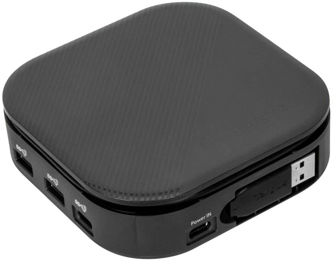 Targus - USB-C Universal Dual HD Docking Station with 80W PD Pass-Thru - Black