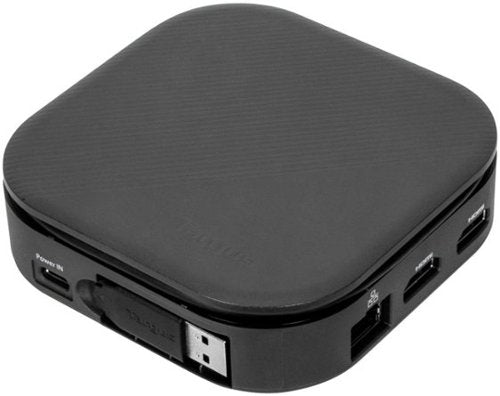 Targus - USB-C Universal Dual HD Docking Station with 80W PD Pass-Thru - Black