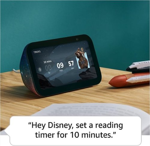 Amazon - Echo Show 5 Kids (3rd Generation) 5.5 inch Smart Display with Alexa - Galaxy