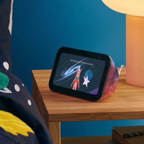 Amazon - Echo Show 5 Kids (3rd Generation) 5.5 inch Smart Display with Alexa - Galaxy