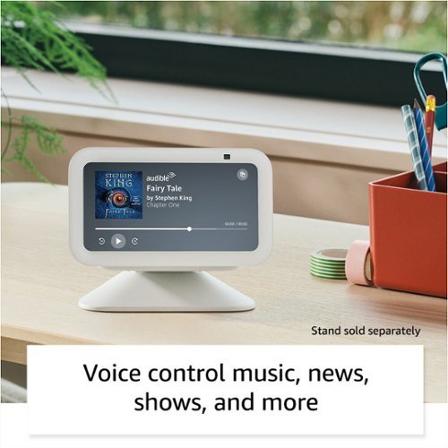Amazon - Echo Show 5 (newest model), Smart display with Alexa+, 2x the bass and clearer sound - Charcoal