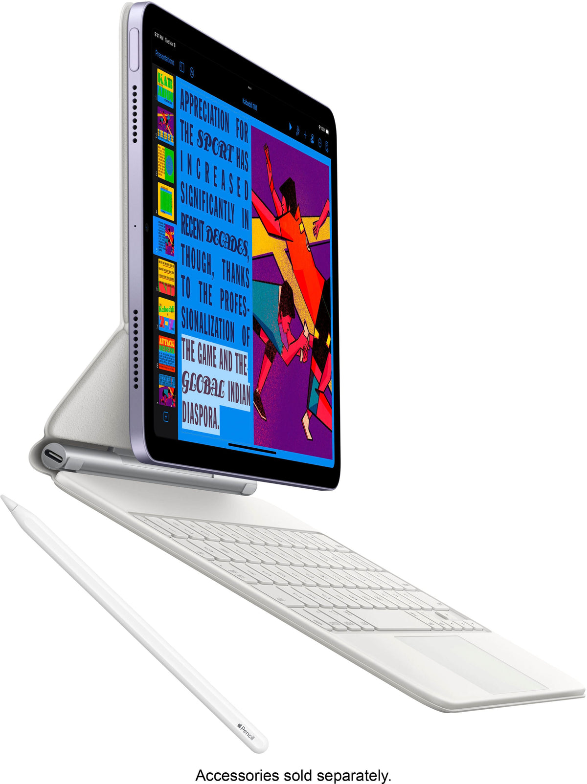 Apple - Geek Squad Certified Refurbished 10.9-Inch iPad Air - (5th Generation) with Wi-Fi - 256GB - Blue