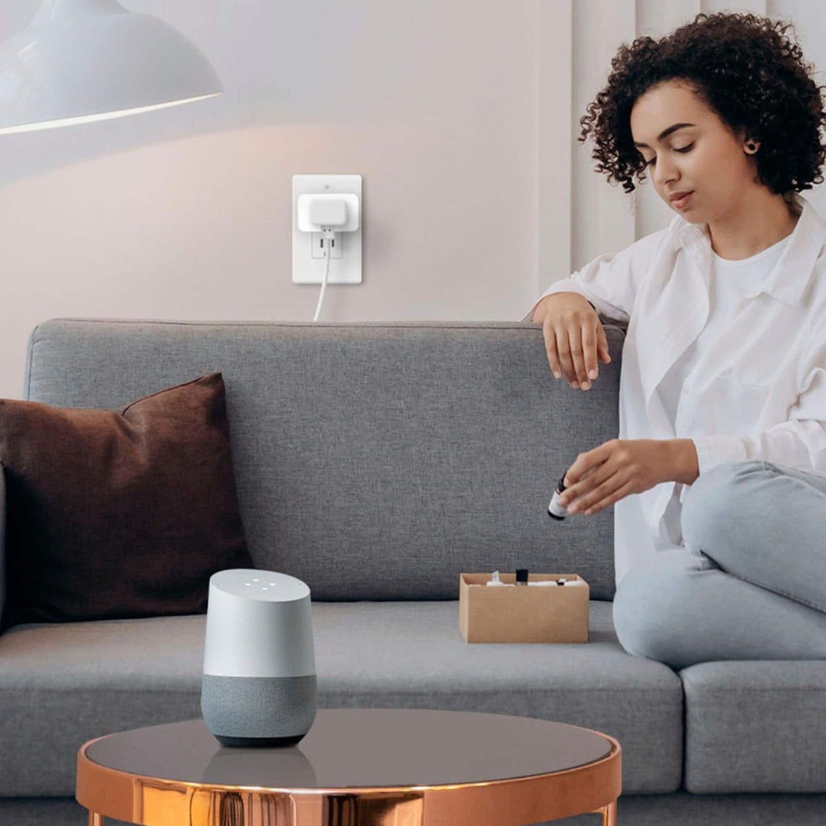 TP-Link - Tapo Smart Wi-Fi Plug Mini with Matter (3-pack) - White