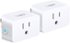 TP-Link - Tapo Smart Wi-Fi Plug Mini with Matter (2-pack) - White