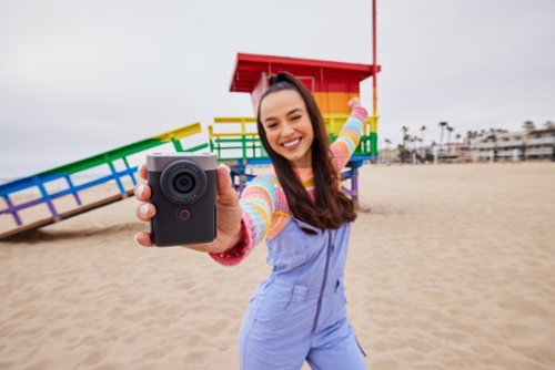 Canon - PowerShot V10 4K Video 20.9-Megapixel Digital Camera for Vloggers and Content Creators - Black