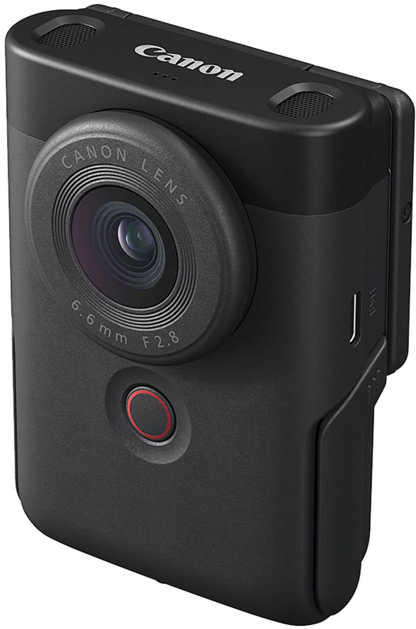 Canon - PowerShot V10 4K Video 20.9-Megapixel Digital Camera for Vloggers and Content Creators - Black