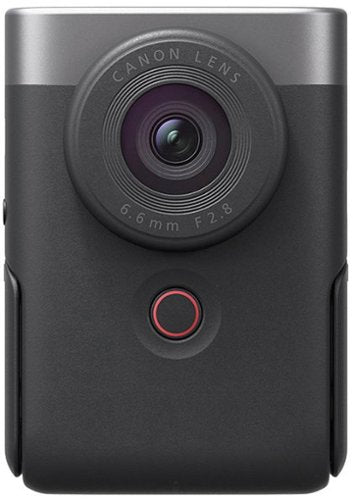 Canon - PowerShot V10 4K Video 20.9-Megapixel Digital Camera for Vloggers and Content Creators - Silver