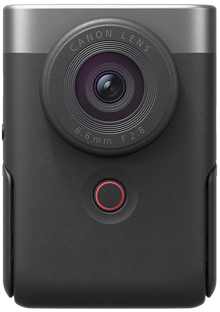 Canon - PowerShot V10 4K Video 20.9-Megapixel Digital Camera for Vloggers and Content Creators - Silver