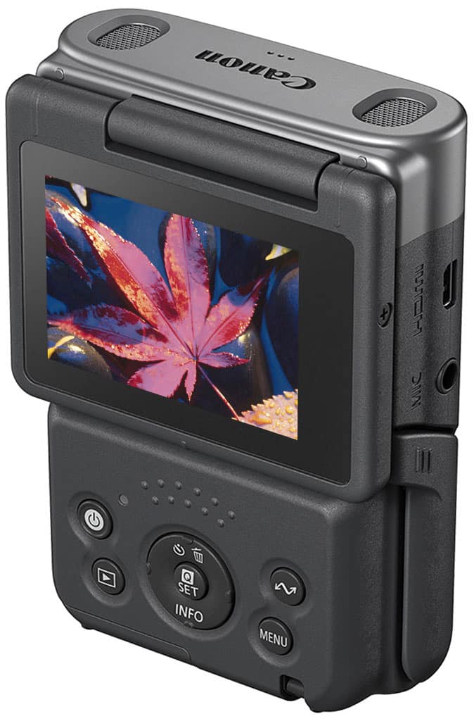 Canon - PowerShot V10 4K Video 20.9-Megapixel Digital Camera for Vloggers and Content Creators - Silver
