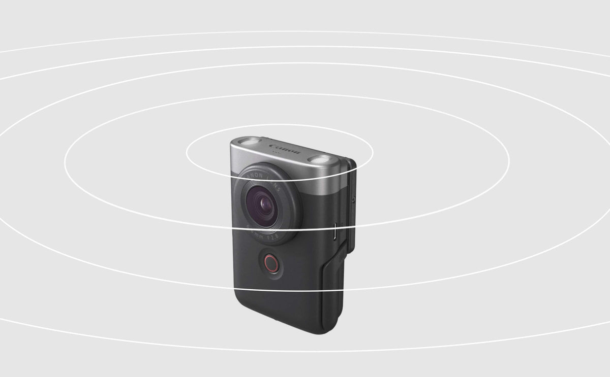 Canon - PowerShot V10 4K Video 20.9-Megapixel Digital Camera for Vloggers and Content Creators - Silver