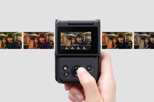 Canon - PowerShot V10 4K Video 20.9-Megapixel Digital Camera for Vloggers and Content Creators - Silver