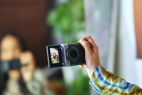 Canon - PowerShot V10 4K Video 20.9-Megapixel Digital Camera for Vloggers and Content Creators - Silver