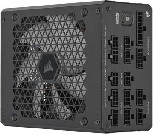 CORSAIR - HXi Series 1000W 80 Plus Cybenetics Platinum Fully Modular Ultra-Low Noise ATX Power Supply - Black