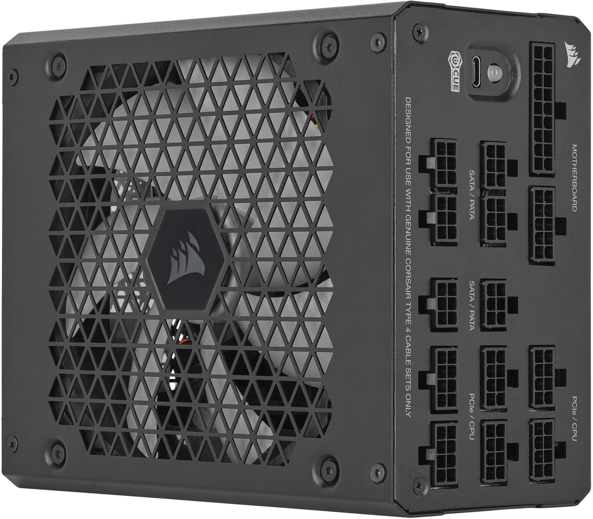 CORSAIR - HXi Series 1000W 80 Plus Cybenetics Platinum Fully Modular Ultra-Low Noise ATX Power Supply - Black