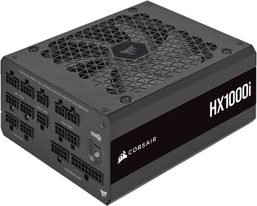 CORSAIR - HXi Series 1000W 80 Plus Cybenetics Platinum Fully Modular Ultra-Low Noise ATX Power Supply - Black