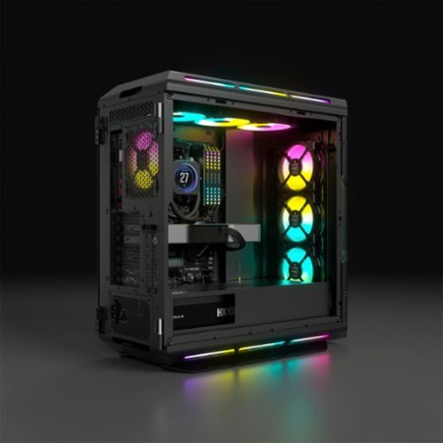 CORSAIR - HXi Series 1000W 80 Plus Cybenetics Platinum Fully Modular Ultra-Low Noise ATX Power Supply - Black