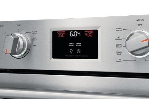 Frigidaire - Professional 30" Built-in Electric Double Wall Oven with Total Convection - Stainless Steel