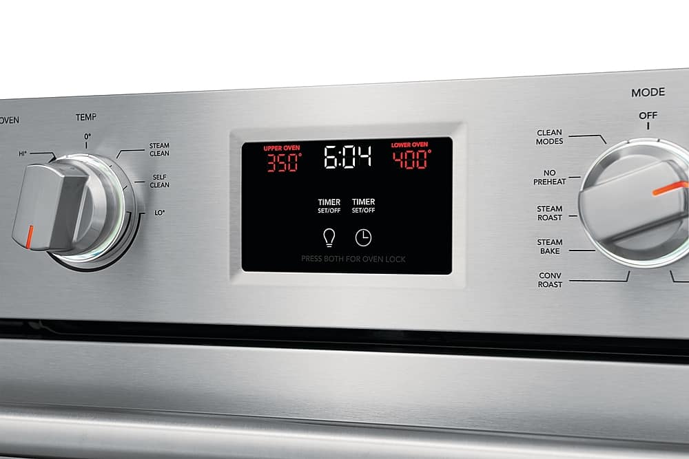 Frigidaire - Professional 30" Built-in Electric Double Wall Oven with Total Convection - Stainless Steel