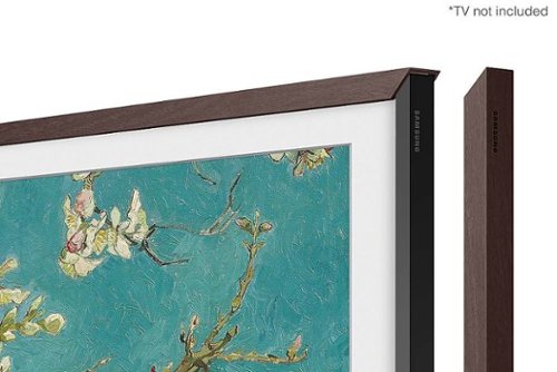 Samsung - 32” The Frame Customizable Bezel - Modern Brown