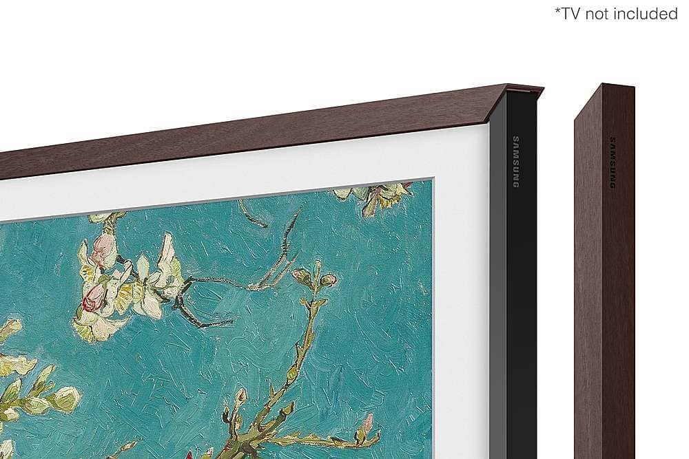 Samsung - 32” The Frame Customizable Bezel - Modern Brown