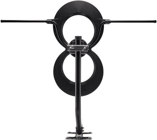 Antennas Direct - ClearStream MAX-XR Complete Amplified Indoor/Outdoor HDTV Antenna with 60-Mile Range - Black