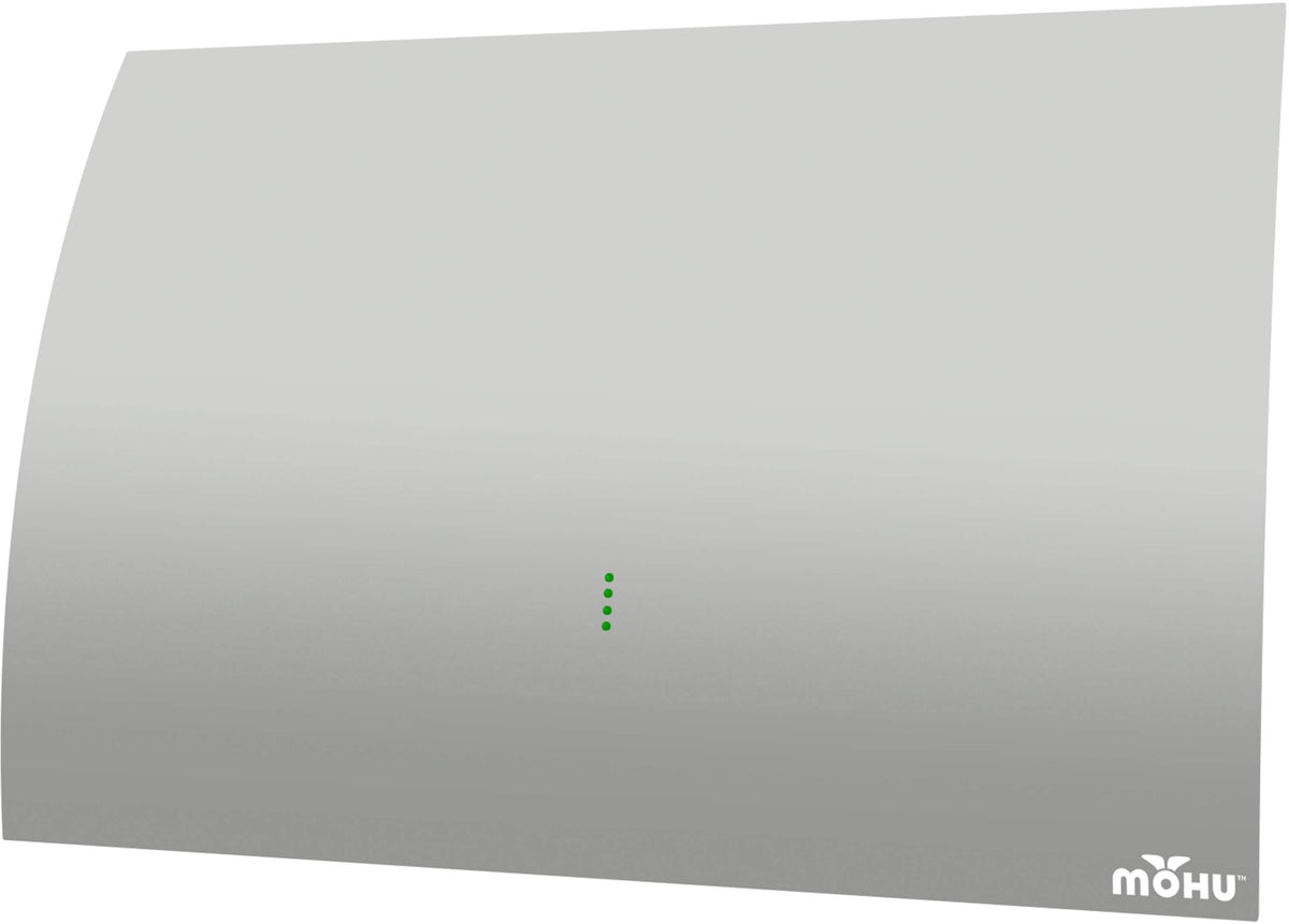 Mohu - Gateway Plus Amplified Indoor HDTV Antenna, 60-mile Range - Gray