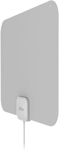 Mohu - Leaf Amplified Indoor HDTV Antenna, 60-mile Range - Gray