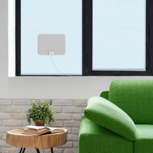 Mohu - Leaf Amplified Indoor HDTV Antenna, 60-mile Range - Gray