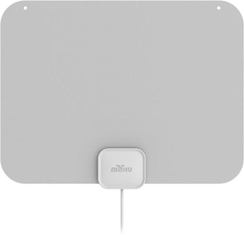 Mohu - Leaf Amplified Indoor HDTV Antenna, 60-mile Range - Gray