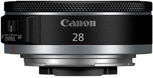 Canon - RF28mm F2.8 STM Wide-Angle Prime Lens for EOS R-Series Cameras - Black