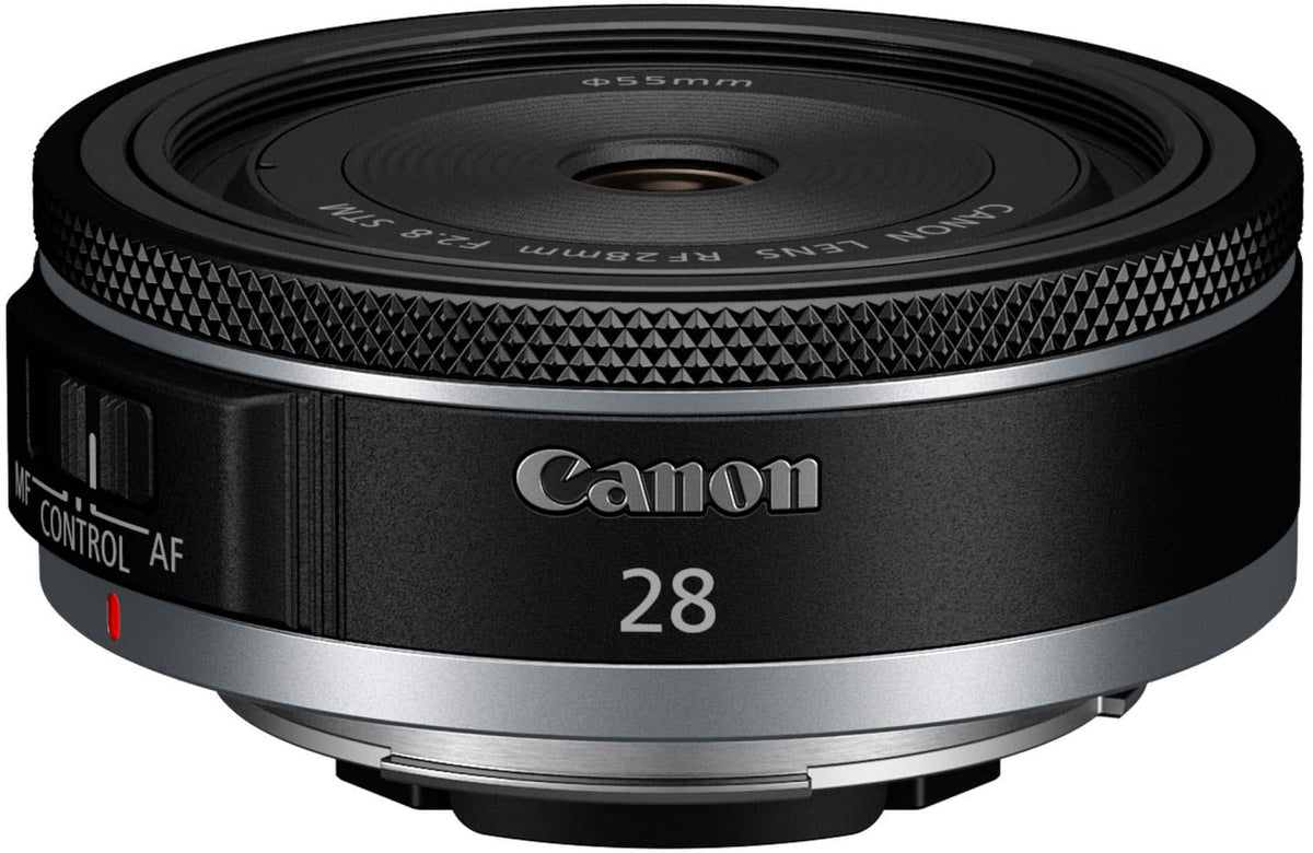 Canon - RF28mm F2.8 STM Wide-Angle Prime Lens for EOS R-Series Cameras - Black