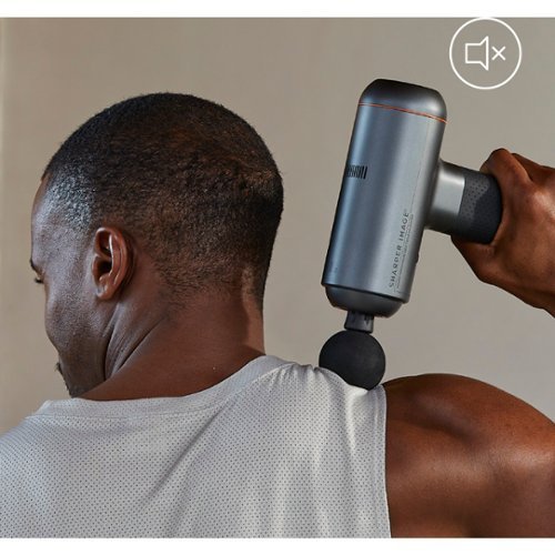 Sharper Image - Powerboost Deep Tissue Massager - Black