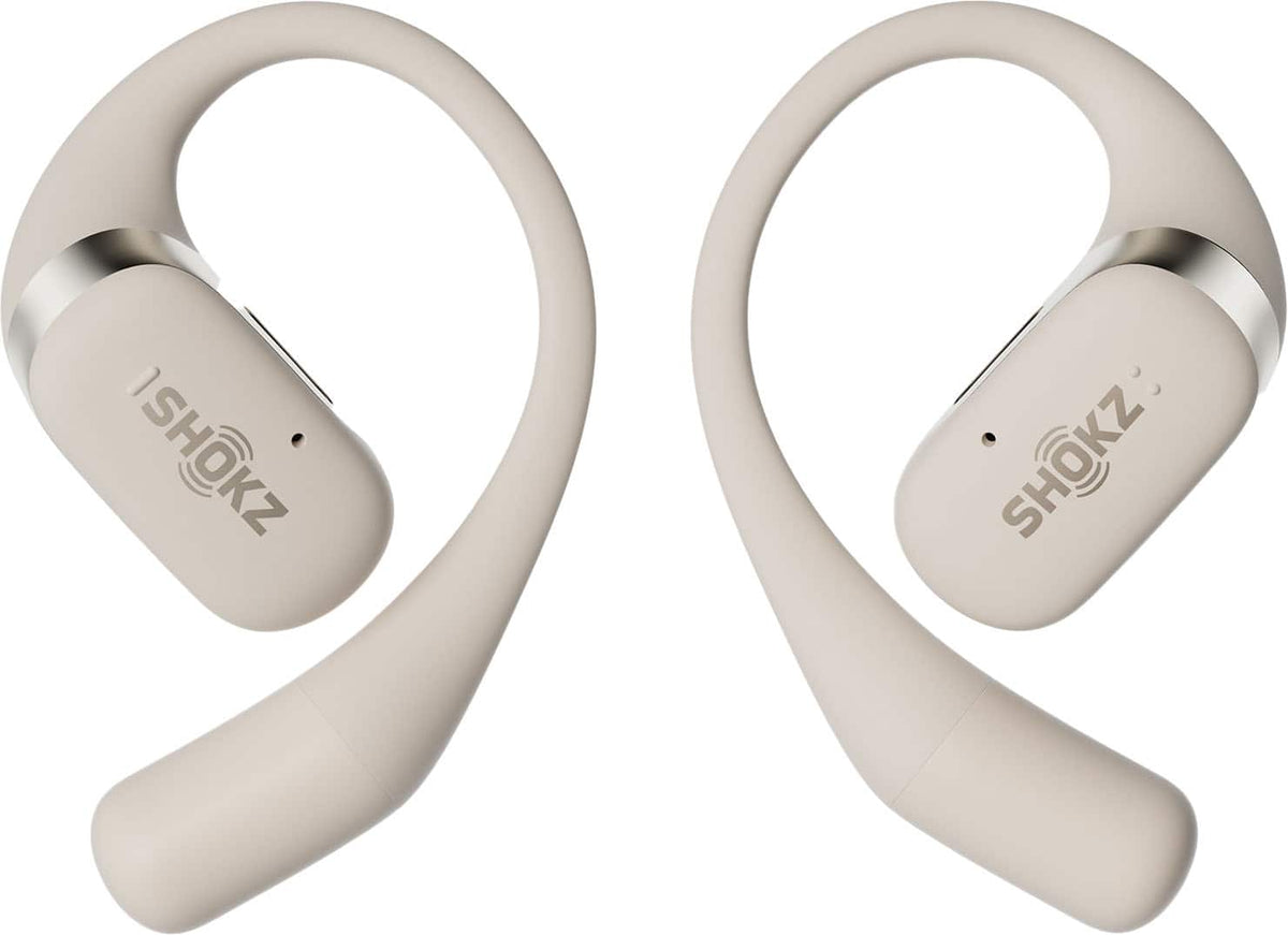 Shokz - OpenFit Open-Ear True Wireless Earbuds - Beige